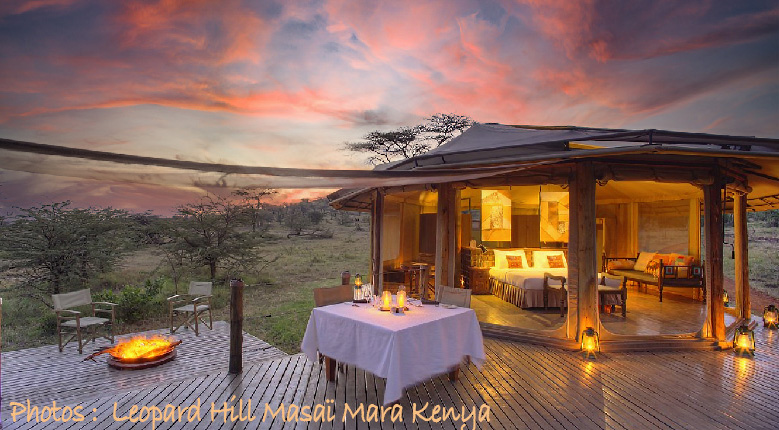 Chic luxe MasaI Mara voyage safari au Kenya